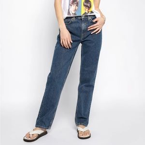 RE/DONE 70s Straight Jean in Rustic Indigo